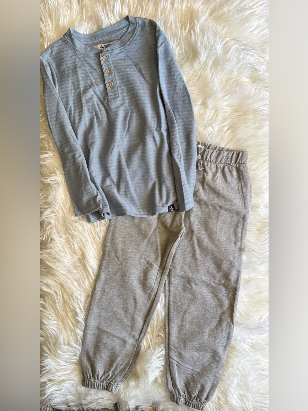 Blue Gray Jogger Set